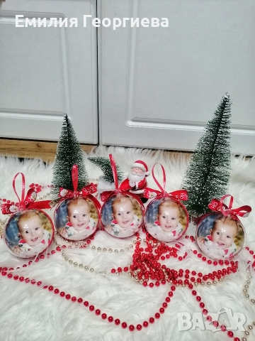 Коледни топки със снимки на най-ниски цени , снимка 17 - Други - 52822318