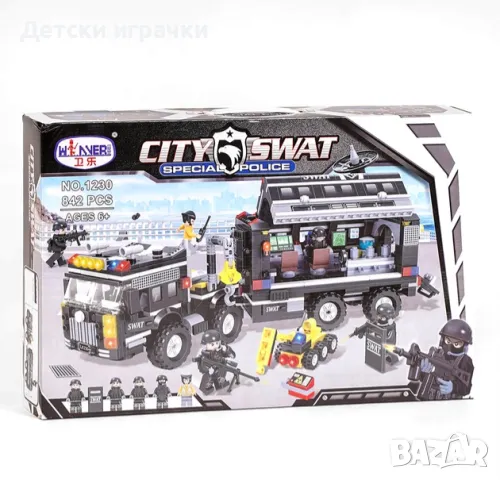 Конструктор Полицейска станция SWAT 842ч 6+