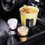 Тройна разширяема поставка за чаши за автомобил, снимка 4