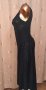 М Черна,еластична, дълга рокля , снимка 4