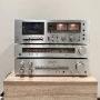 🔊Колекционерска ретро аудио система - сет LUXMAN - усилвател L-4, дек K-5 и тунер T-1 - 1978 - 1982, снимка 1