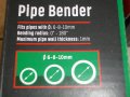 6-8-10 мм-Нов Троен Немски-Тръбогиб-Уред Огъване На тръби-Parkside, снимка 14