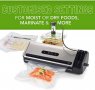 Уред за вакуумиране FoodSaver FFS017X, 28 см, Функция мариниране, Сребрист/Черен, снимка 5