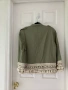 Дамско зелено памучно якенце Zara, снимка 11