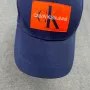 Оригинална Calvin Klein Шапка с козирка Синя One Size, снимка 2