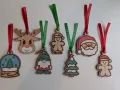 Коледни персонализирани дървени играчки за елха, снимка 4