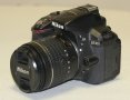 Фотоапарат Nikon D5300 с обектив Nikkor AF-P 18-55 VR, снимка 1 - Фотоапарати - 40450300