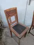 Дървени столове с кожа, снимка 2