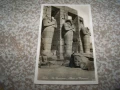 Стара картичка от храма на Рамзес II , Тива, Египет 1938г., снимка 3