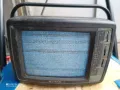 Стар портативен телевизор , работещ, снимка 1