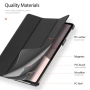 DUX DUCIS Калъф за Pad 10 | Протектор | PU +TPU Stand, Auto Wake/Sleep |Цвят: Черен, Тъмносин, снимка 5