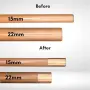 Комплект медни четки за тръби 15mm и 22mm с шестостен 1/4 инча, снимка 2