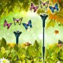 Соларна пеперуда за саксия градина, снимка 4