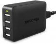 RAVPower Зарядно 4 USB порта, iSmart технология 40W, снимка 1