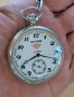 руски джобен часовник Serkisof 18 jewels с кюстек, снимка 9