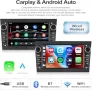 Нов Двоен DIN Android 13 CarPlay Радио за кола Opel Astra Corsa Zafira, снимка 3