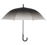 Чадър тип бастун Автоматичен полупрозрачен градиентно сиво 82 см, снимка 2