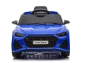 Audi RS6 12V – Детска акумулаторна кола, Синя, EVA гуми, снимка 2