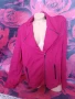 Цикламено памучно яке тип сако 2ХЛ , снимка 4