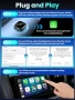 Нов Apple CarPlay безжичен адаптер USB Type-C Plug Play iPhone кола телефон връзка, снимка 3