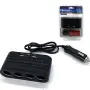 Разклонител за запалка с 4 гнезда 2 USB и Type-C порт 50 см, снимка 1
