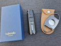 Луксозна запалка за пури lubinski с подарък резачка, снимка 3