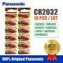 10 броя батерий CR2032 Panasonic 