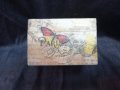Кутия с пеперуди и айфеловата кула - ръчна изработка, снимка 3