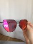 НОВИ Дамски Слунчеви Очила Модерни Огледални Черни Червени Розови Лилави Оранжеви, снимка 9