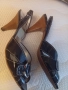Елегантни дамски сандали естествена кожа/,лак,тъмносини ., снимка 3