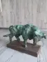 бронзова пластика на бик, снимка 1