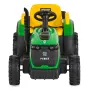 ТОП ЦЕНА!НОВО!Акумулаторен трактор с ремарке TERRON GREEN с 12V батерия,дистанционно,USB, снимка 4