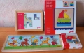 Дървени образователни играчки - пъзели, сортери, снимка 1