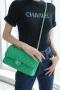 Зелена чанта Ch@nelJumbo/IM73l, снимка 1