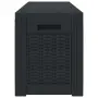 vidaXL Градински сандък за съхранение антрацит 119x48x60 см PP, снимка 5