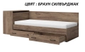 Легло ” Анди” с чекмеджета и ракла за м-к 120/190 см. , снимка 1