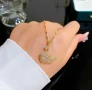 Красиво дамско колие Лебед с кристали , снимка 2