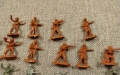 50 броя стари пластмасови фигурки играчки войници / 20 стотинки за един брой , снимка 3