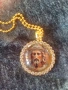 Позлатени колие с Исус, снимка 2