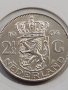 Сребърна монета 2 1/2 гулдена 1964г. Кралица Юлиана Нидерландска 39626