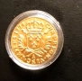 Позлатена монета от 1774г, снимка 4