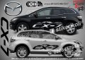 Mazda CX-7 стикери надписи лепенки фолио SK-SJV2-MA-CX-7 CX 7, снимка 1