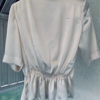 Прекрасна блуза кралска коприна, снимка 4 - Корсети, бюстиета, топове - 36830570