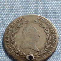 Сребърна монета 20 кройцера 1819г. Франц първи Виена Австрия 26759, снимка 1 - Нумизматика и бонистика - 42888359