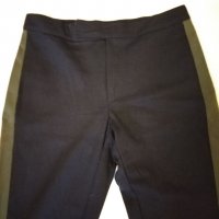 Дамски черен панталон тип чарлстон, снимка 2 - Панталони - 35660878
