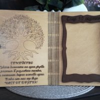 Дървена картичка с текст и снимка за юбилей, годишнина или друг повод , снимка 4 - Подаръци за юбилей - 30493358