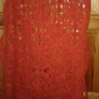 Голям плетен дамски шал, снимка 2 - Шалове - 34232721