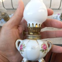 Порцеланова газена лампа лот колекция-4 бр, снимка 5 - Антикварни и старинни предмети - 42636141