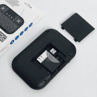 Безжична мини Клавиатура A8 с Li-Ion +Bluetooth светеща, TouchPad за компютър, лаптоп, TV Box, снимка 7 - Дистанционни - 42170284