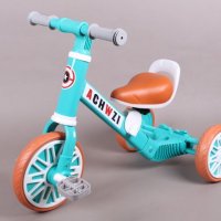 ✨Мултифункционално метално колело 3в1 - триколка с педали, триколка за бутане и колело за баланс, снимка 1 - Детски велосипеди, триколки и коли - 37416368